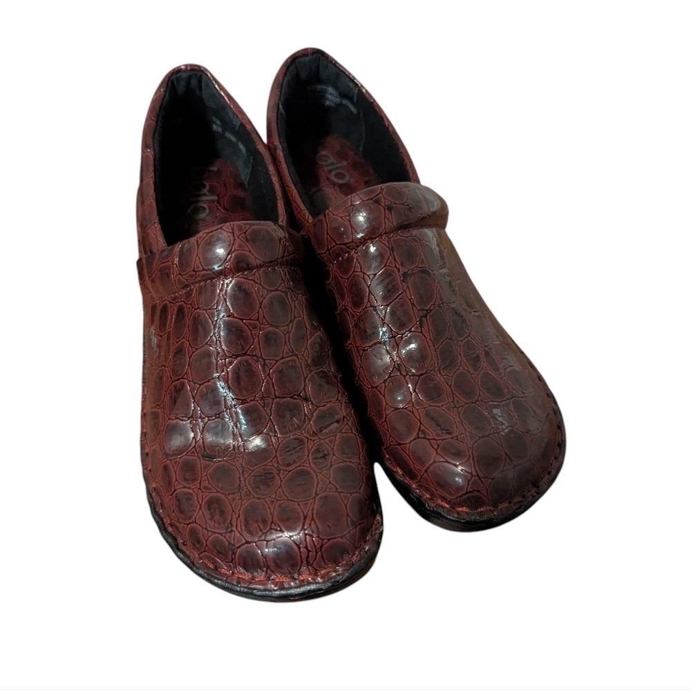 Born,Women's Burgundy Slip-On Shoes,Size 7 - Picture 2 of 4